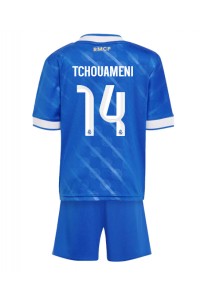 Real Madrid Aurelien Tchouameni #14 Babyklær Tredje Fotballdrakt til barn 2025-26 Korte ermer (+ Korte bukser)